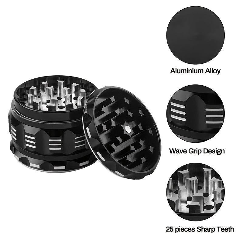 Diamond Shaped 4-Layer Large Grinder 2.5 Inches