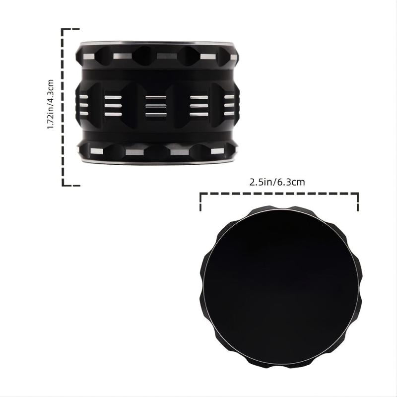 Diamond Shaped 4-Layer Large Grinder 2.5 Inches