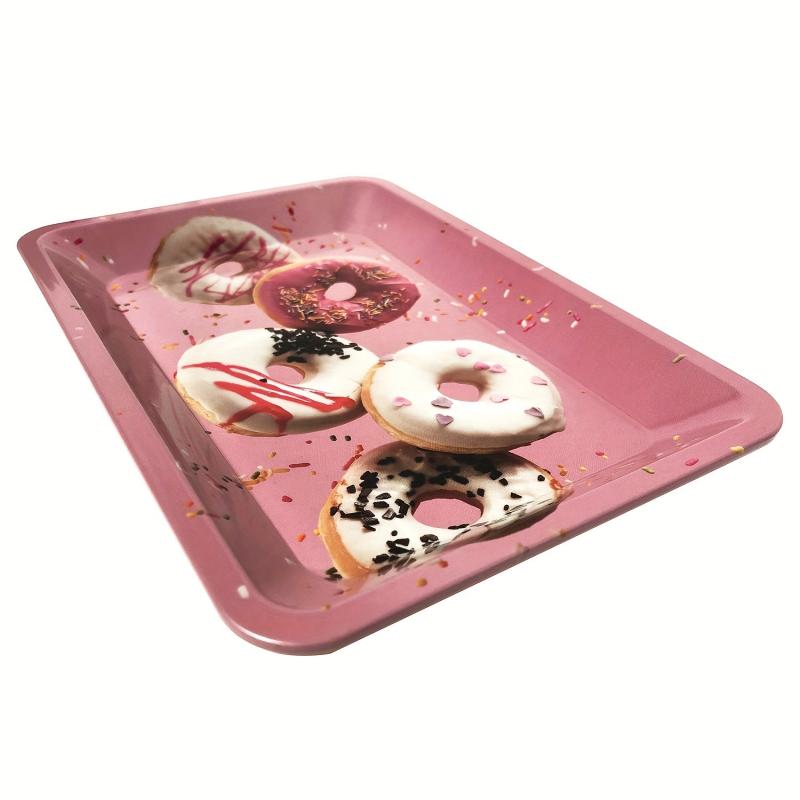 Creative Pattern Metal Rolling Tray Wake Up Tray
