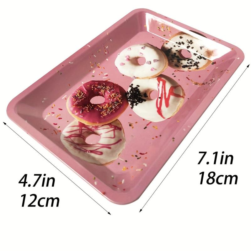 Creative Pattern Metal Rolling Tray Wake Up Tray
