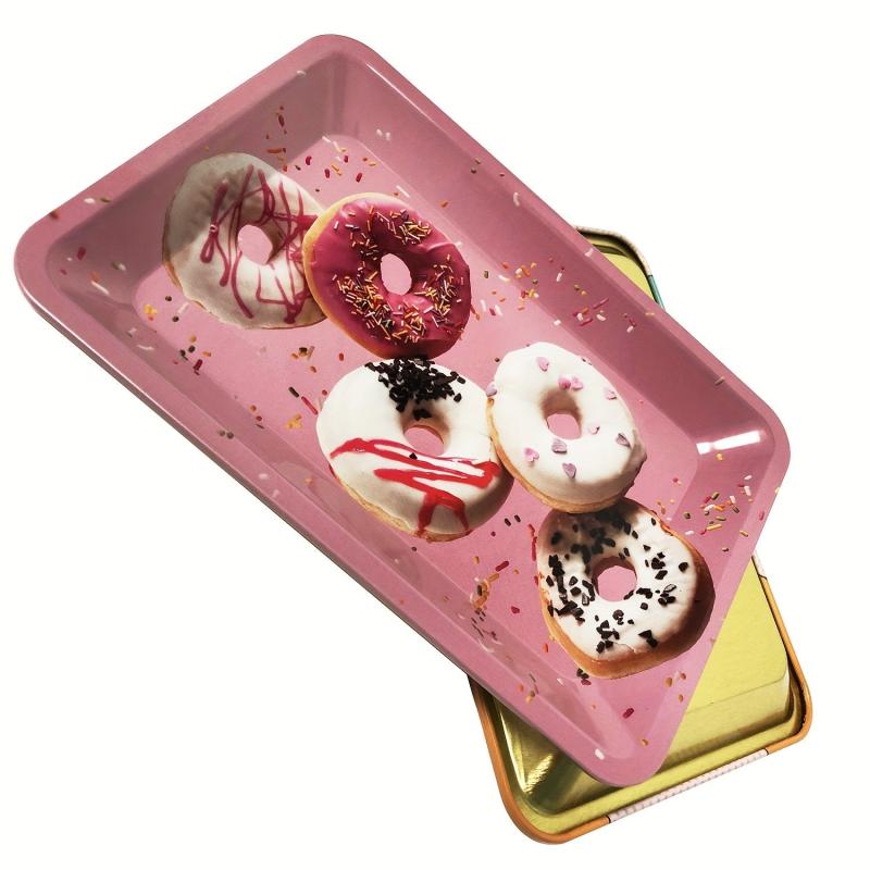 Creative Pattern Metal Rolling Tray Wake Up Tray