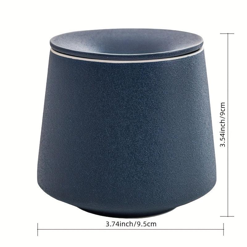 Ceramic Windproof Ashtray Home Office Reception Anti-ash Cover