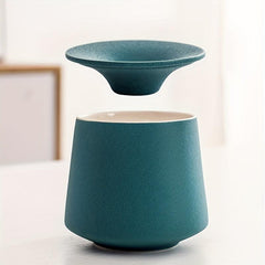Ceramic Windproof Ashtray Home Office Reception Anti-ash Cover