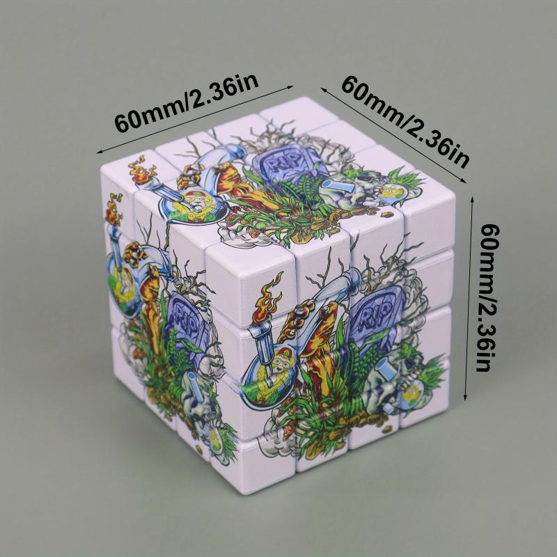 Creative Pattern 4-Layer Grinder Spice Crusher Kitchen Supplies