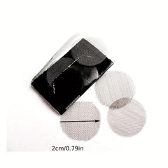 500pcs Metal Filter Net Mini Round Mesh Household Gadget