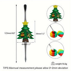 3pcs Christmas Double headed Sculpting Clay Tools Metal Spoon Carving Tool