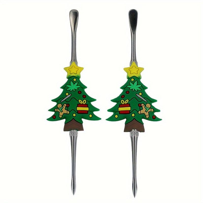 3pcs Christmas Double headed Sculpting Clay Tools Metal Spoon Carving Tool