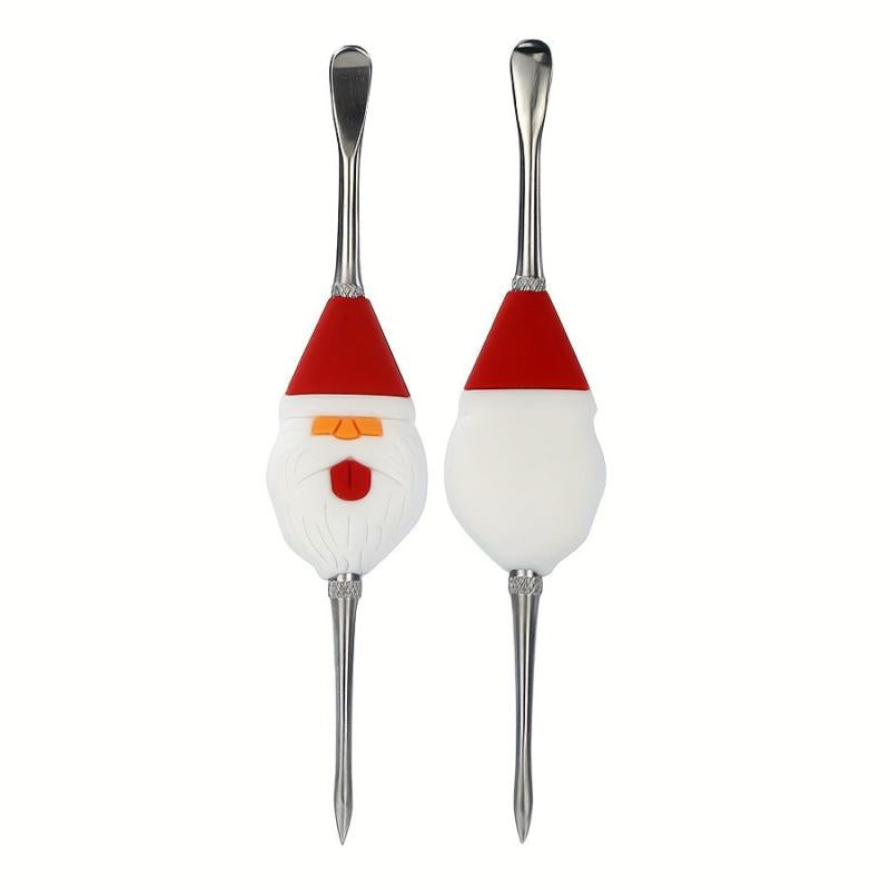 3pcs Christmas Double headed Sculpting Clay Tools Metal Spoon Carving Tool