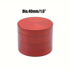 4 Layer Zinc Alloy Grinder Metal Spice Crusher Kitchen Supplies
