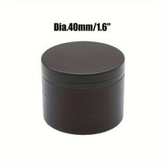 4 Layer Zinc Alloy Grinder Metal Spice Crusher Kitchen Supplies