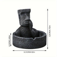 Easter Island Stone Statue Ashtray Home Decor Fancy Gift