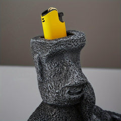 Easter Island Stone Statue Ashtray Home Decor Fancy Gift