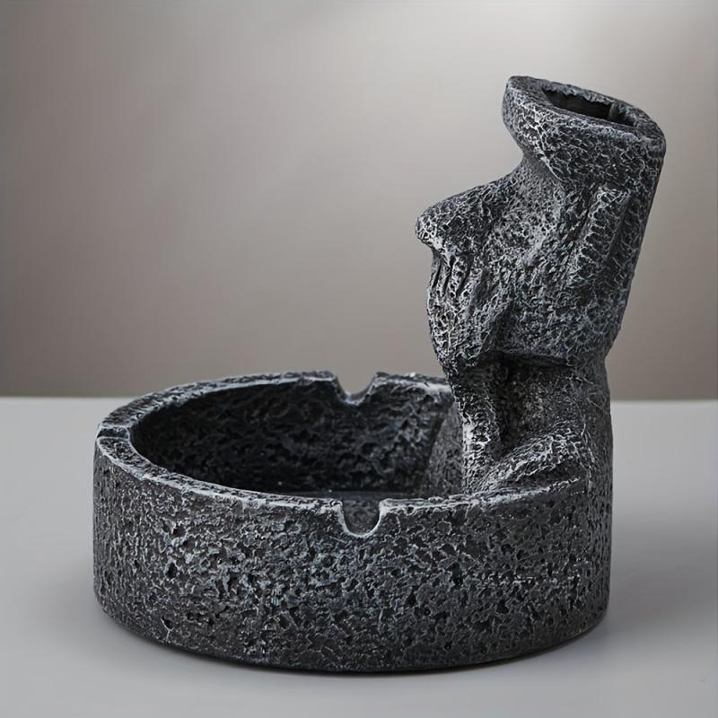 Easter Island Stone Statue Ashtray Home Decor Fancy Gift