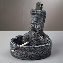 Easter Island Stone Statue Ashtray Home Decor Fancy Gift