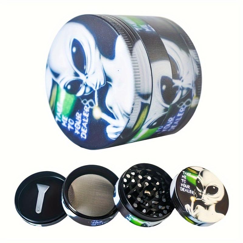 Creative Alien Pattern Grinder Metal Spice Crusher Kitchen Supplies
