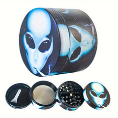Creative Alien Pattern Grinder Metal Spice Crusher Kitchen Supplies