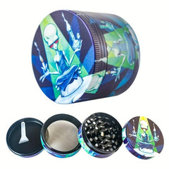 Creative Alien Pattern Grinder Metal Spice Crusher Kitchen Supplies