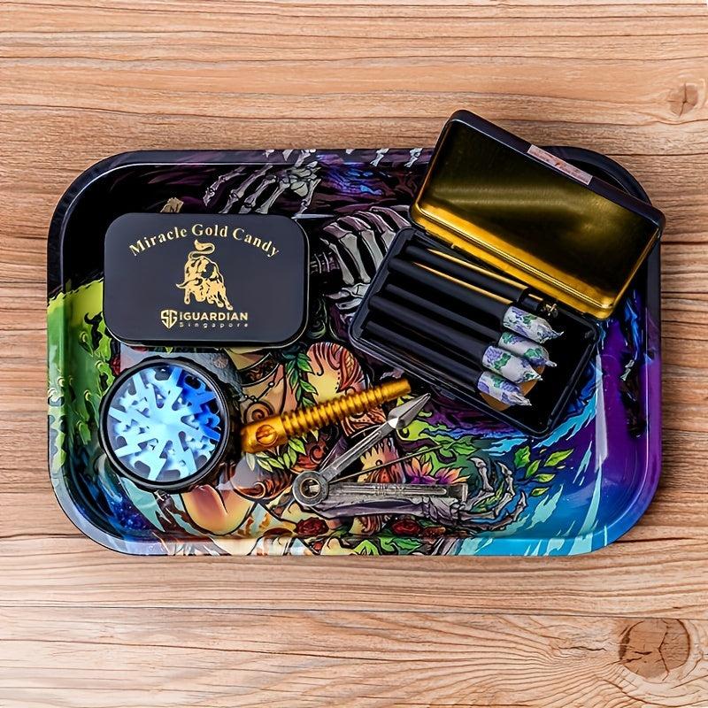 Creative Pattern Rolling Tray Wake Up Tray Fruit Plate Home Decor