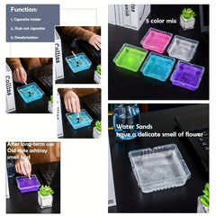 Disposable Ashtray 30pcs Portable Mini Trash Can for Party and Home Use