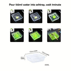 Disposable Ashtray 30pcs Portable Mini Trash Can for Party and Home Use