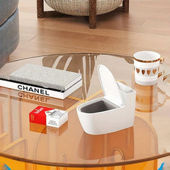 Funny Ashtray With Lid Bathroom Wall Mounted Countertop Toilet Ashtray