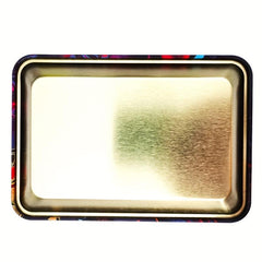 Creative Pattern Rolling Tray Metal Rolling Tray Durable Household Wake Up Tray