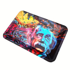 Creative Pattern Rolling Tray Metal Rolling Tray Durable Household Wake Up Tray