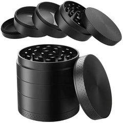 Large 5-Layer Metal Tobacco Grinder Portable 2.2 Inches