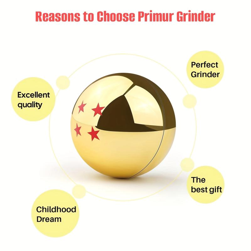 3-Layer Ball Smoking Grinder 5.59 cm