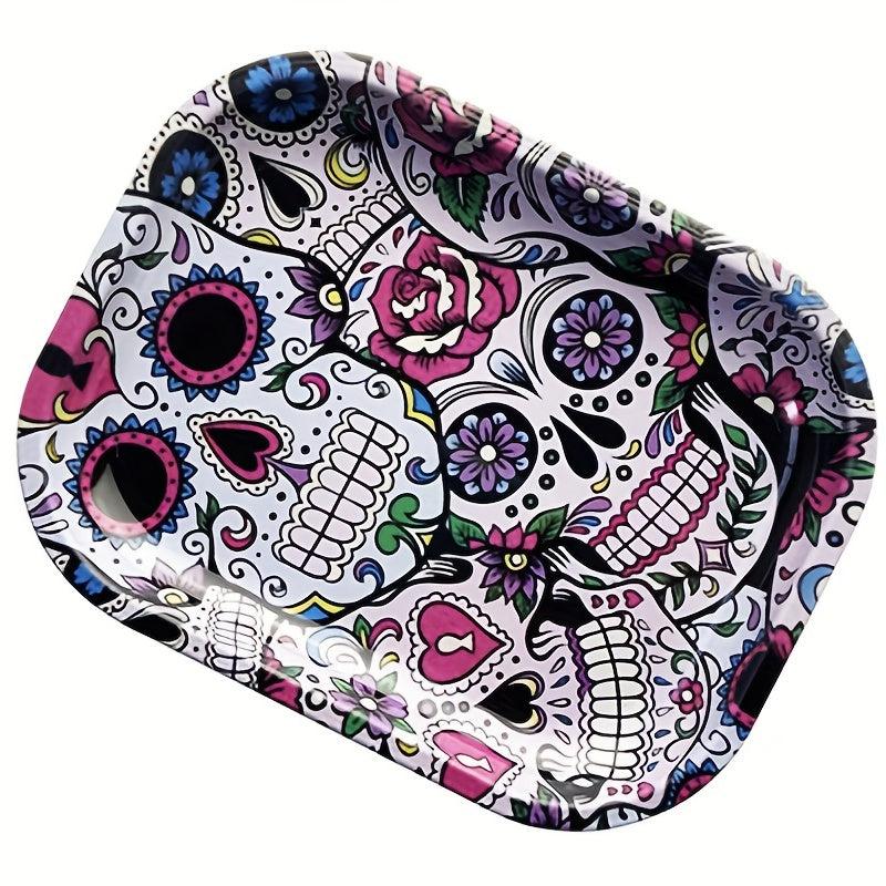 Halloween Rolling Tray For Tobacco 18.7x9.5x1inch