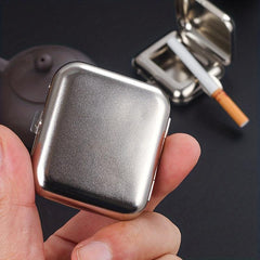 Stainless Steel Portable Ashtray Home Hotel Bar Office Gift