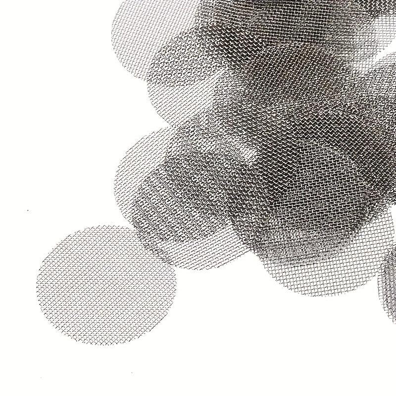 50pcs 20mm Stainless Steel Smoking Tube Filter Mesh Net