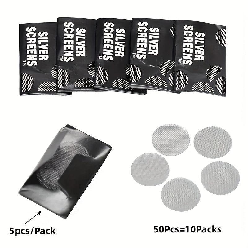 50pcs 20mm Stainless Steel Smoking Tube Filter Mesh Net