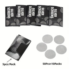 50pcs 20mm Stainless Steel Smoking Tube Filter Mesh Net