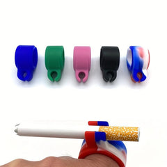 Silicone Cigarette Smoking Ring Tobacco Joint Holder Rings