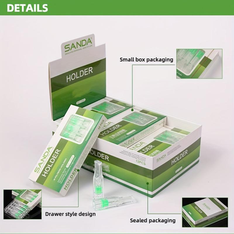 120pcs Triple Filter Disposable Mouthpiece Micro hole Particle Filtration