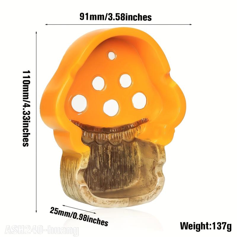 Creative Mushroom Ashtray Decorative Ashtray for Home Hotel Bar Office