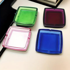 Glass Ashtray Square Household Ashtray Living Room Hotel Gadget