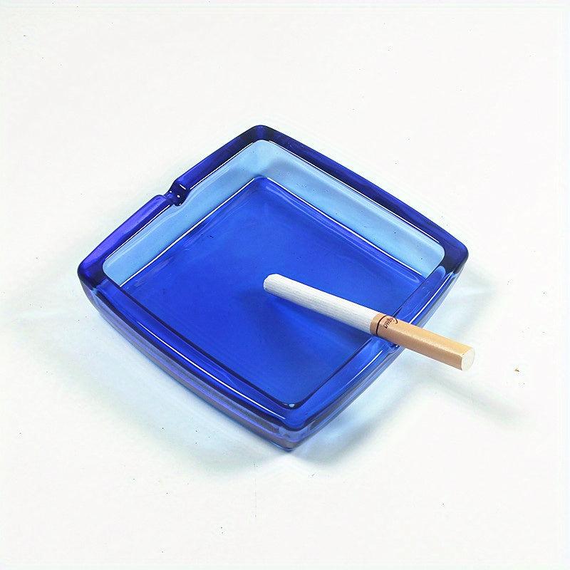 Glass Ashtray Square Household Ashtray Living Room Hotel Gadget