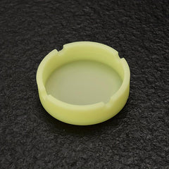 3pcs Silicone Ashtray Colorful Fluorescence Set Non Stick Heat Resistant Ashtray