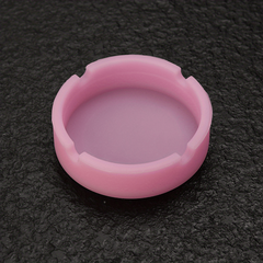 3pcs Silicone Ashtray Colorful Fluorescence Set Non Stick Heat Resistant Ashtray