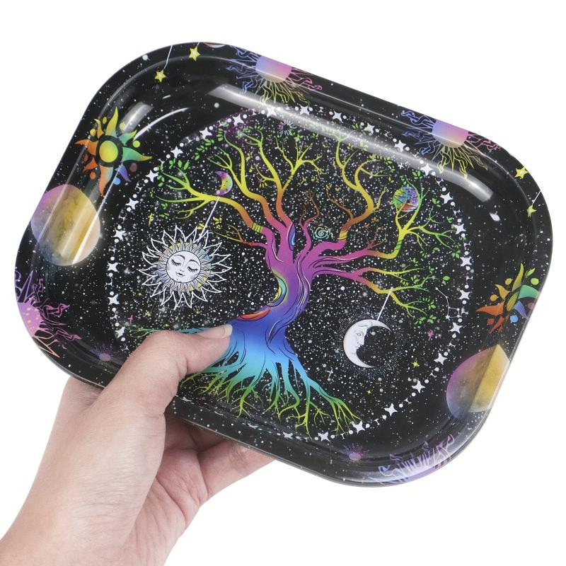 Bohemian Style Cigarette Tray Rolling Tray Wake up Grass Tray
