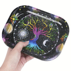 Bohemian Style Cigarette Tray Rolling Tray Wake up Grass Tray