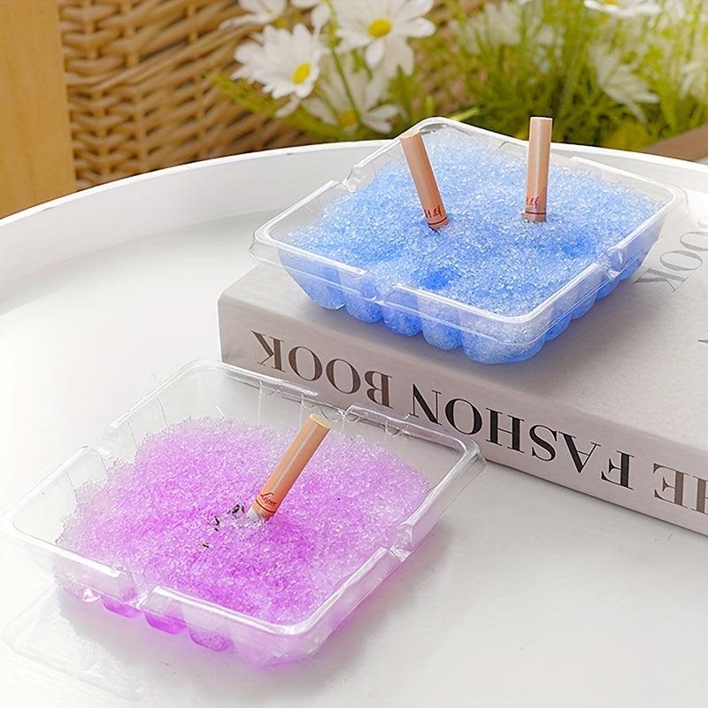 20pcs Disposable Ashtray with Ash Absorbing Balm