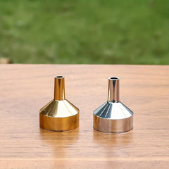 1pc Aluminum Horn Tube Funnel Metal Horn Tube Funnel Filling Machine Two Options