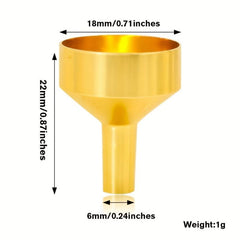 1pc Aluminum Horn Tube Funnel Metal Horn Tube Funnel Filling Machine Two Options