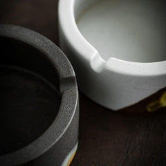 1pc Chunky Pottery Ashtray Home Hotel Bar Office Decor Gift Men Women