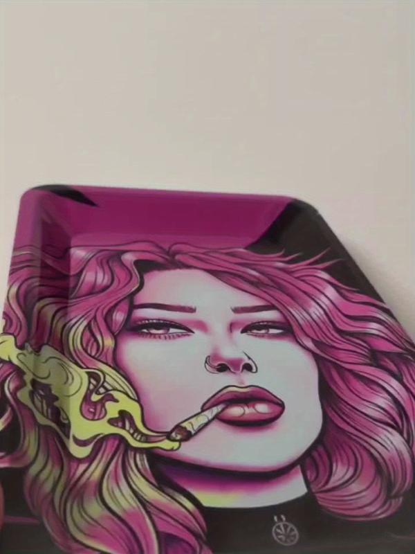 1pc Creative Pattern Rolling Tray Wake Up Tray