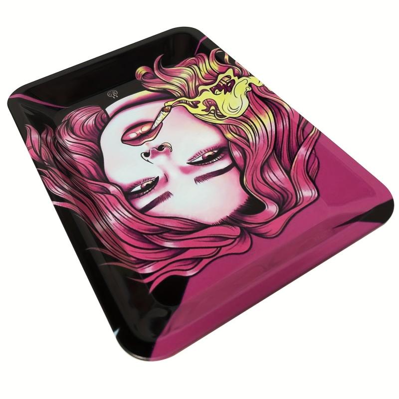 1pc Creative Pattern Rolling Tray Wake Up Tray