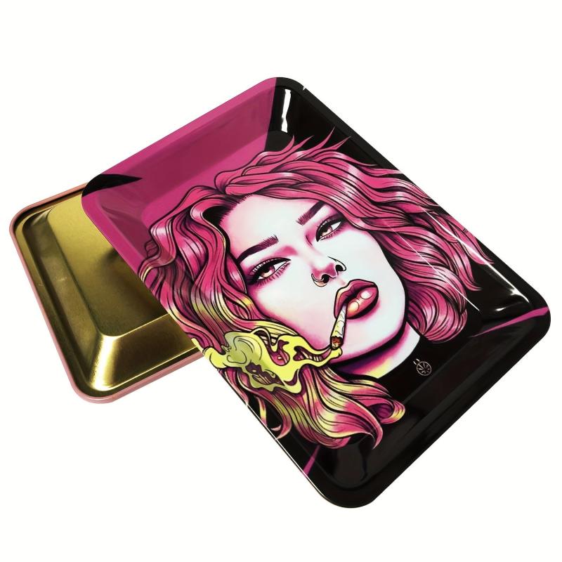 1pc Creative Pattern Rolling Tray Wake Up Tray